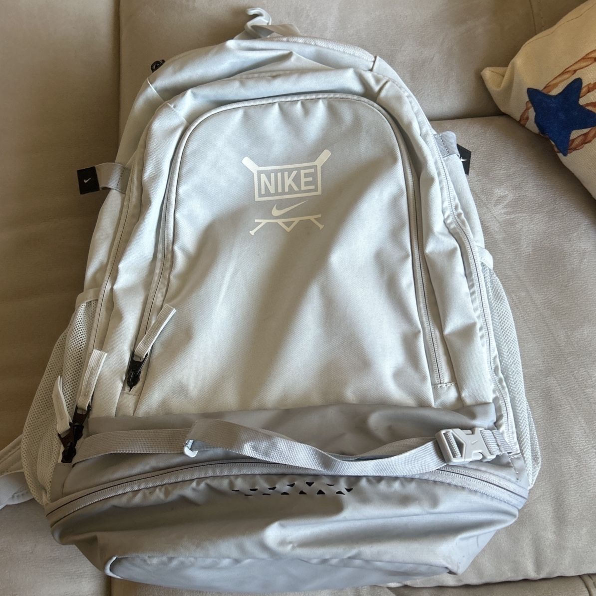 nike backpacks for softball Constructed with Storm Used Nike BLUE BACKPACK Baseball