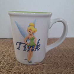 DISNEY TINKERBELL OVER SIZED CERAMIC MUG 