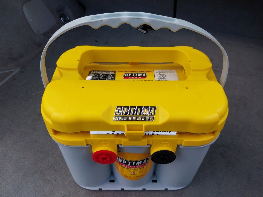 BRAND NEW NEVER USED 2024 OPTIMA YELLOW TOP BATTERY 750 CCA MODEL NUMBER D34/78 ---NUEVA NUNCA USADA