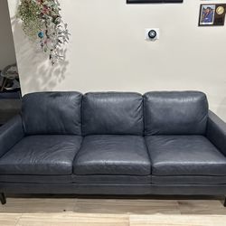 Macy’s 84’’ Leather Sofa