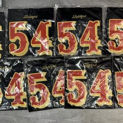 Brand New Gold Stitching 49ers Rivalries Warner jersey’s $60 each  