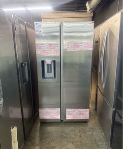 Samsung Stainless Steel Large Capacity Side By Side Refrigerator ❣️