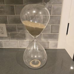 Glitter Hourglass Decor