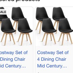 New 4 piece dining chairs