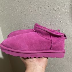 UGG WOMEN CLASSIC ULTRA MINI - 1116109 DARK PEONY, Size 7
