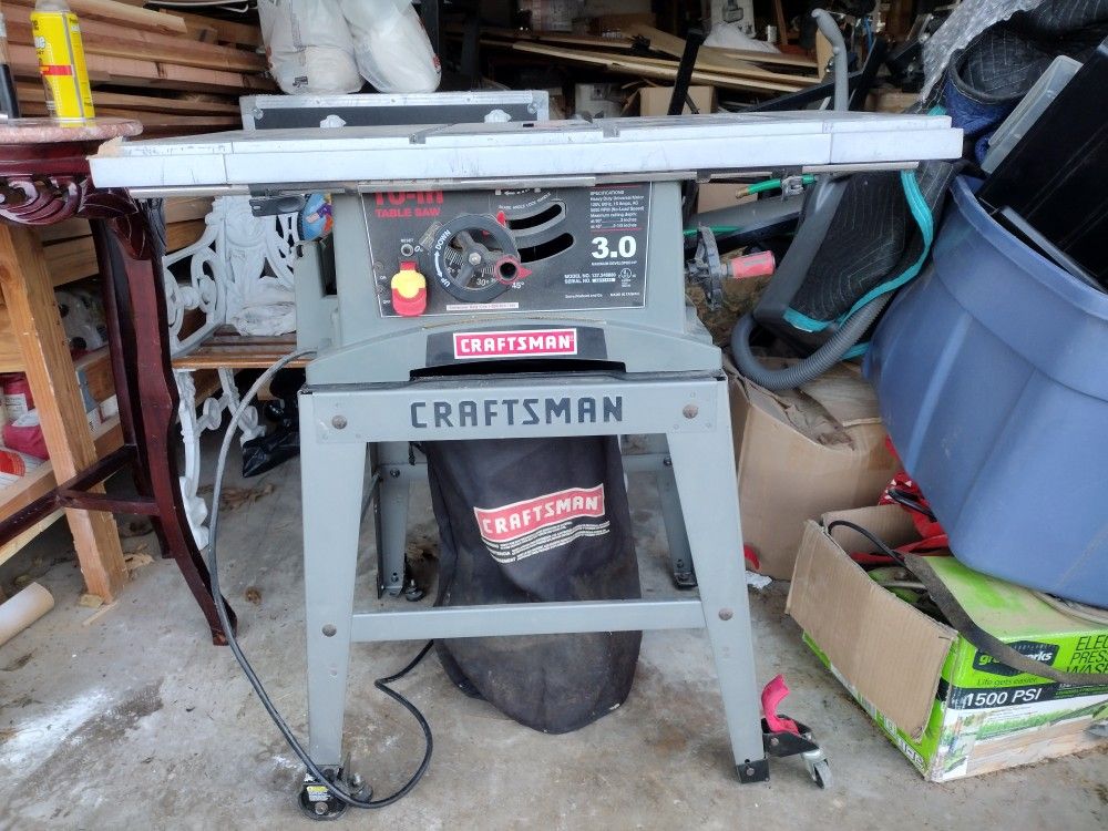 Craftsman Table Saw 3 HP for Sale in Costa Mesa, CA OfferUp