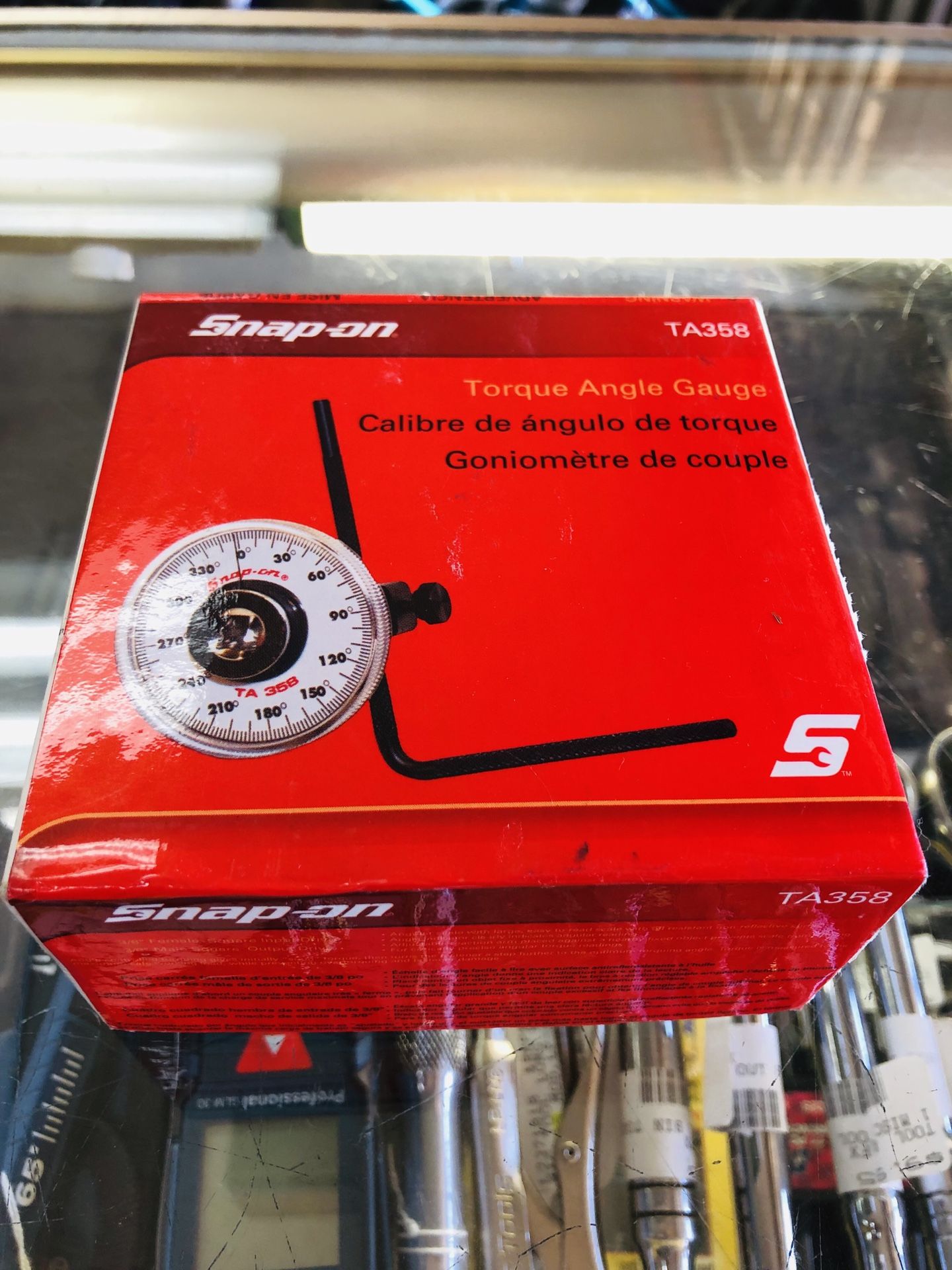 Snap on torque angle gauge