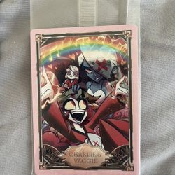 Hazbin Hotel Trading Cards Charlie & Vaggie Cracked Ice Promo Card PR-02 IN HAND