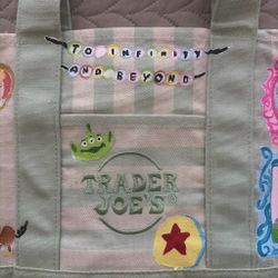Toy Story hand painted Trader Joe’s tote new