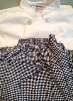 Chef's Jacket and Pants (Adult X-Small/Small)