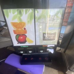Commercial grade orange juice dispenser