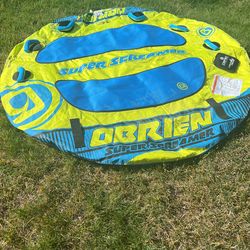 Two Person Raft By O'brien To Be Pulled Behind A Boat