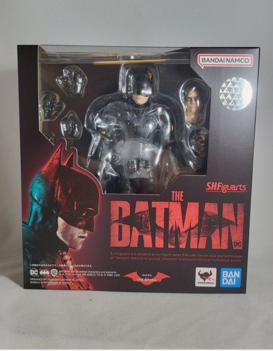 Bandai S.h.figuarts The Batman - Batman Figure Black
