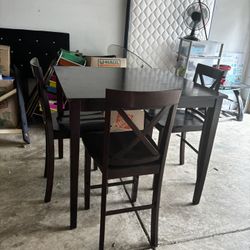 Brown Tall Table 
