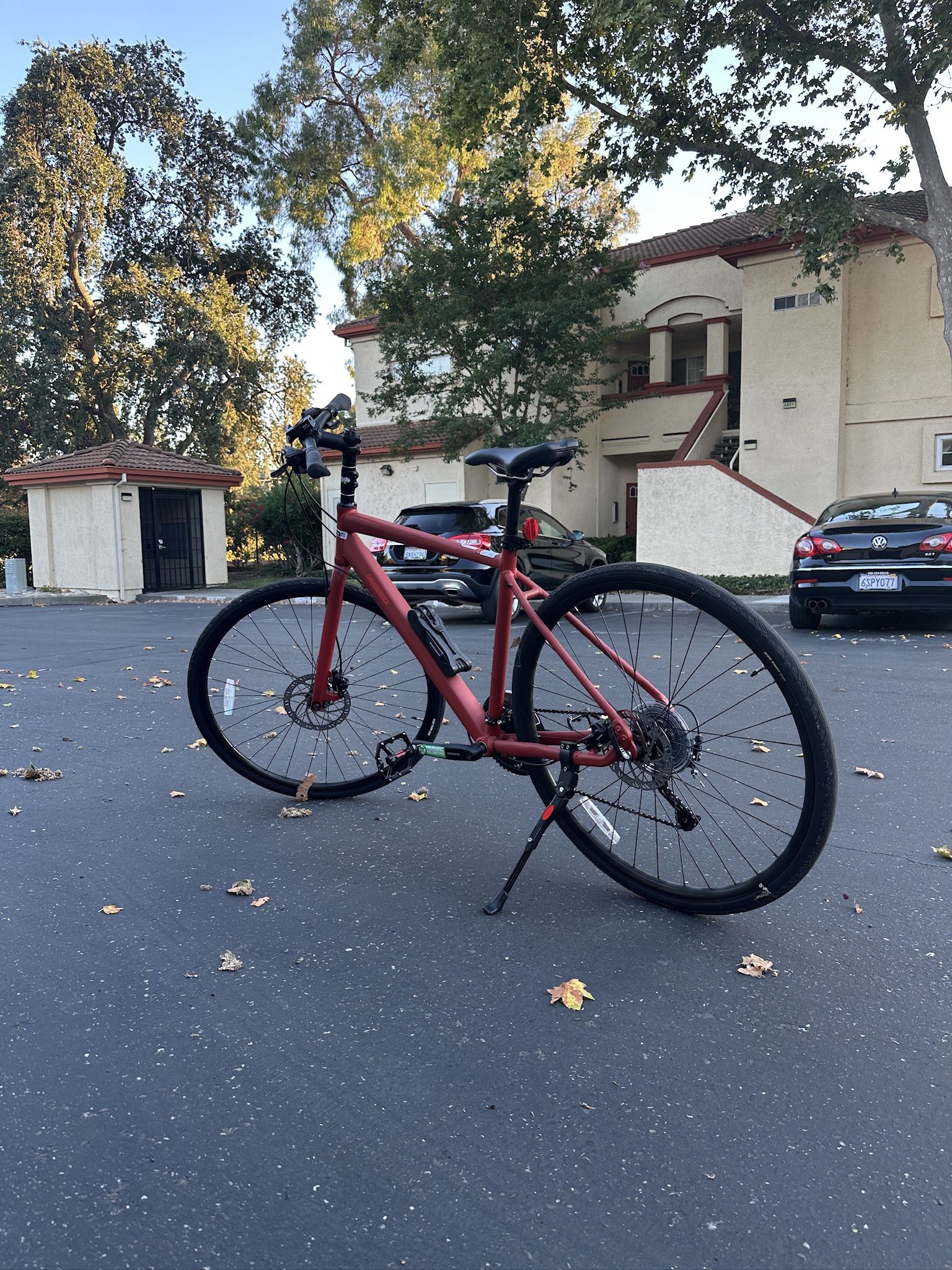 Lightweight Hybrid Bike β Matte Red