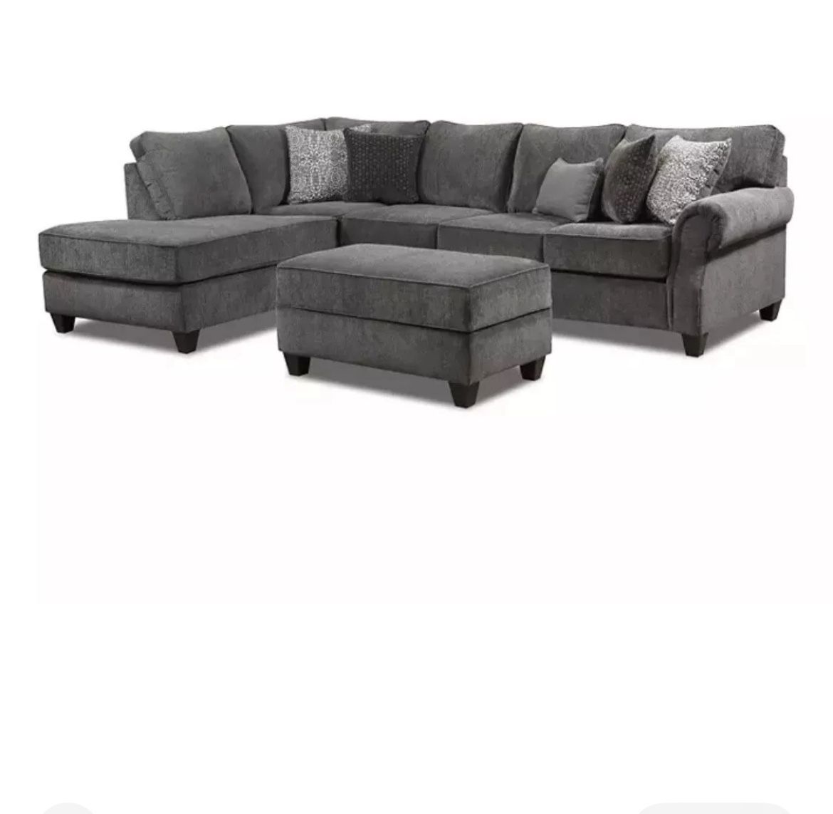 Broyhill Sectional &ottoman Like New