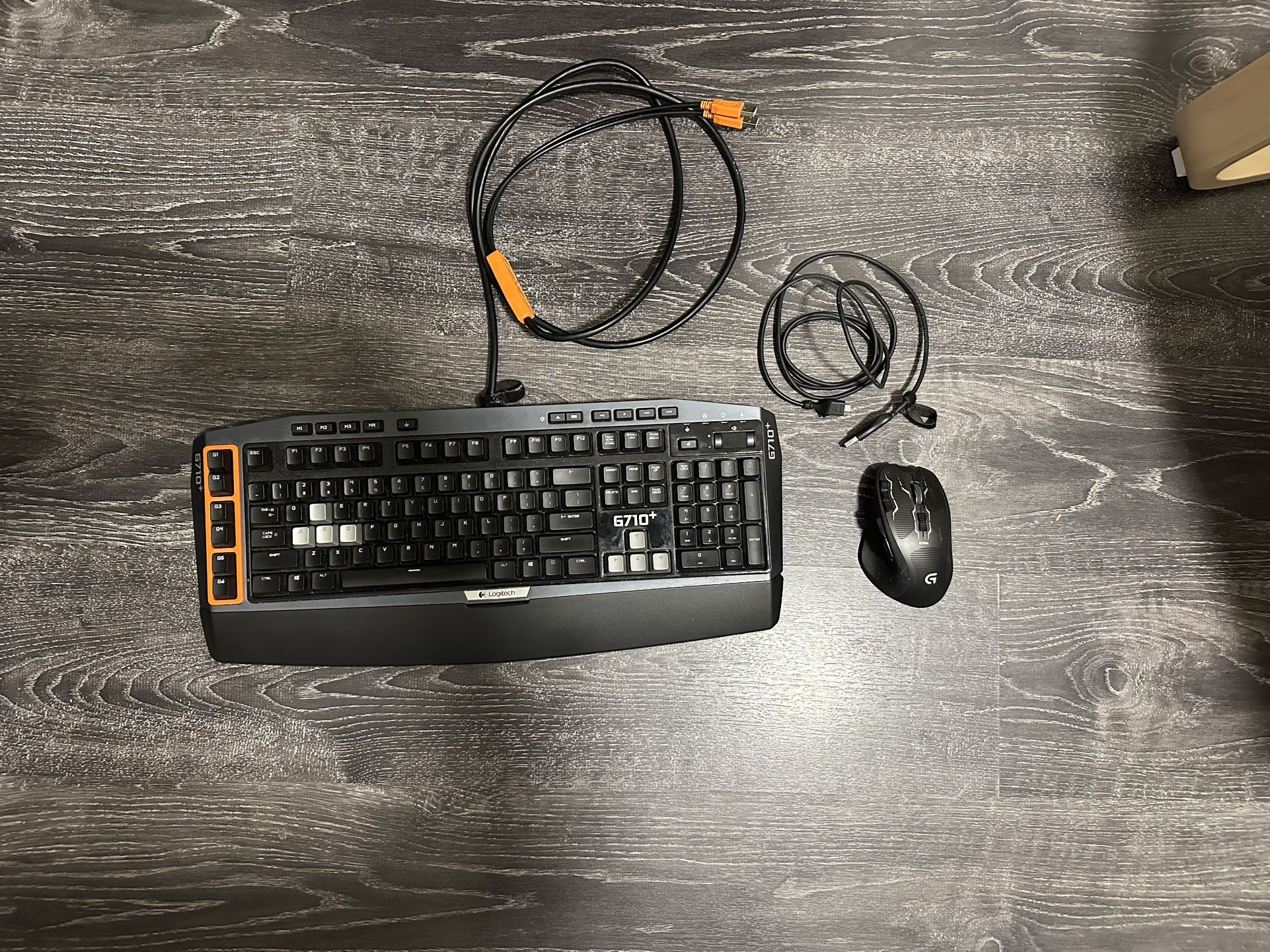 Logitech G710+ Mechanical Keyboard And Wireless Mouse