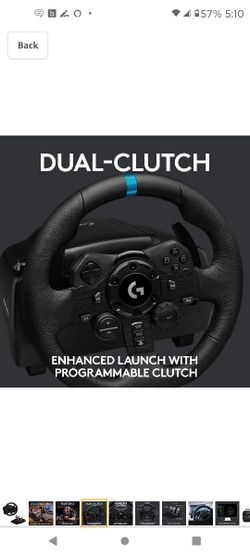 Logitech G923 PS5/PS4/PC TRUEFORCE Racing Wheel & Pedals/1000 Hz Force  Feedback