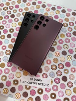 Samsung Galaxy S22 Ultra 5G - Only $1 Today Pay The Rest Later! 