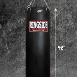 POWERHIDE PUNCHING BAG! (RINGSIDE 100LB BLACK) NEW!!
SACO DE BOXEO! NUEVO!!