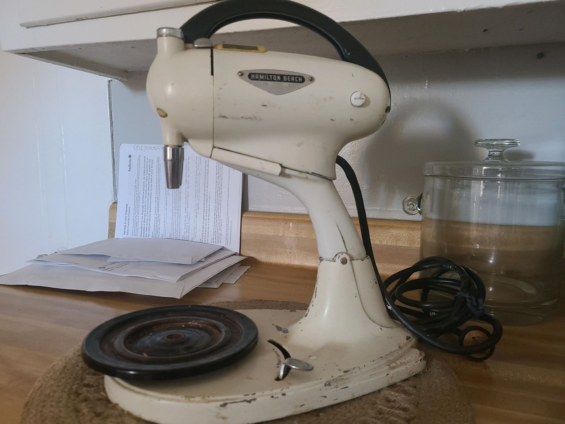 Antique food mixer