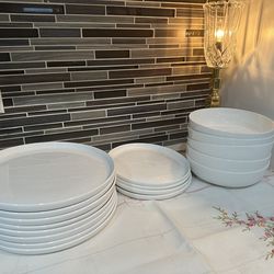 Mikasa white plates