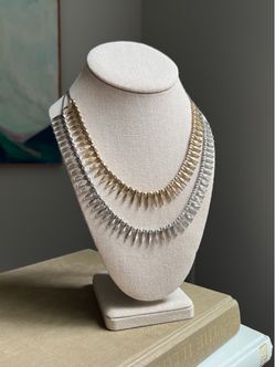 Vintage Two Tone Statement Necklace ( firm on price )