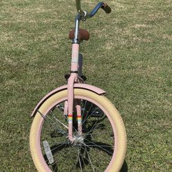 Girl Bicycle By Public