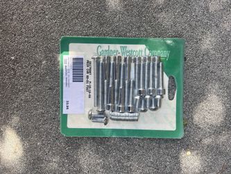 Harley FXST Primary Case Chrome Bolts
