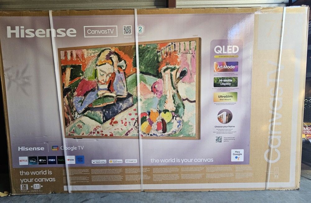 HISENSE CANVAS QLED 75"