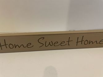 Home Sweet Home Wooden Sign
