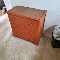 Grandma's old school wood cabinet