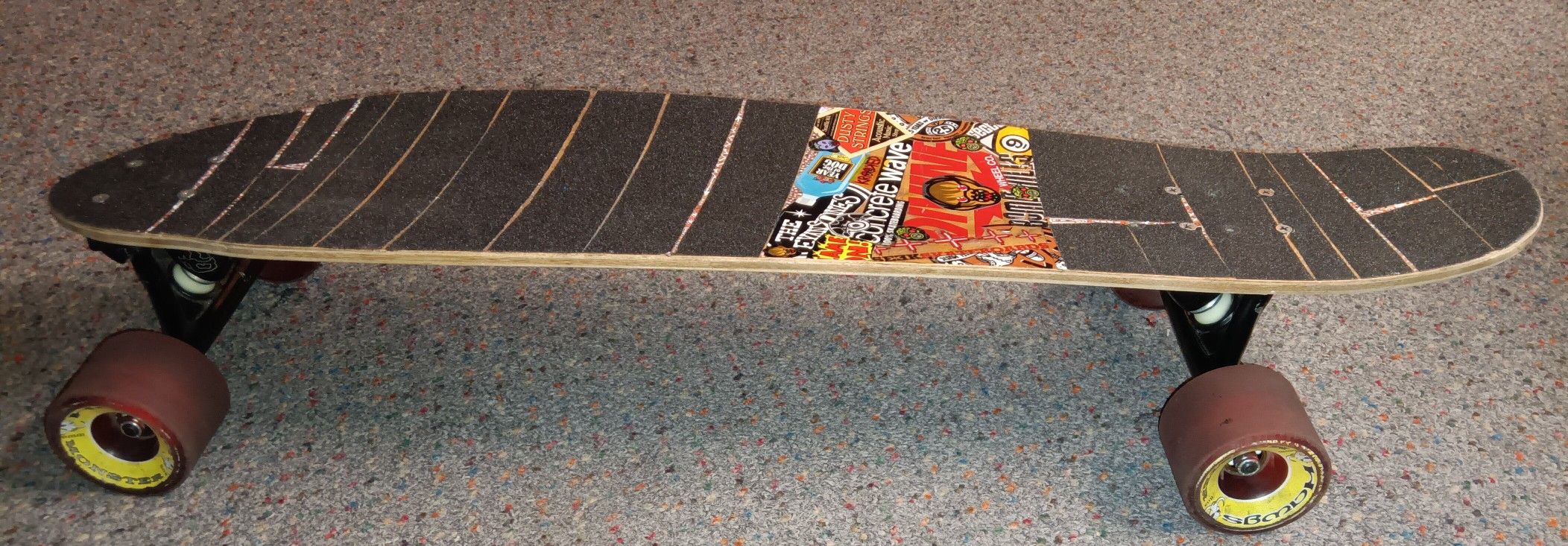 Comet 34 Scramjet (7.75" x 34") Cruiser Board Skateboard for Sale in