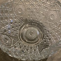 New Vintage Very Heavy Punch Bowl Set