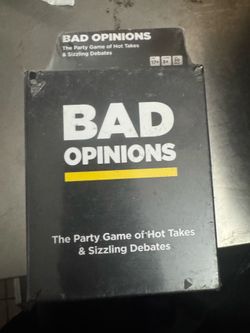 Bad opinion game