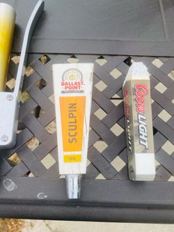 Beer, tap handles and cider tap handles