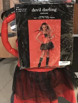 Cute Devil Darling Girl’s Halloween Costume. Size: L(10-12). Brand New