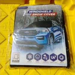 Windshield And Snow Cover 