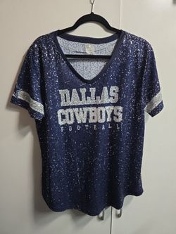 Dallas Cowboys (sparkle shirt) size L womens