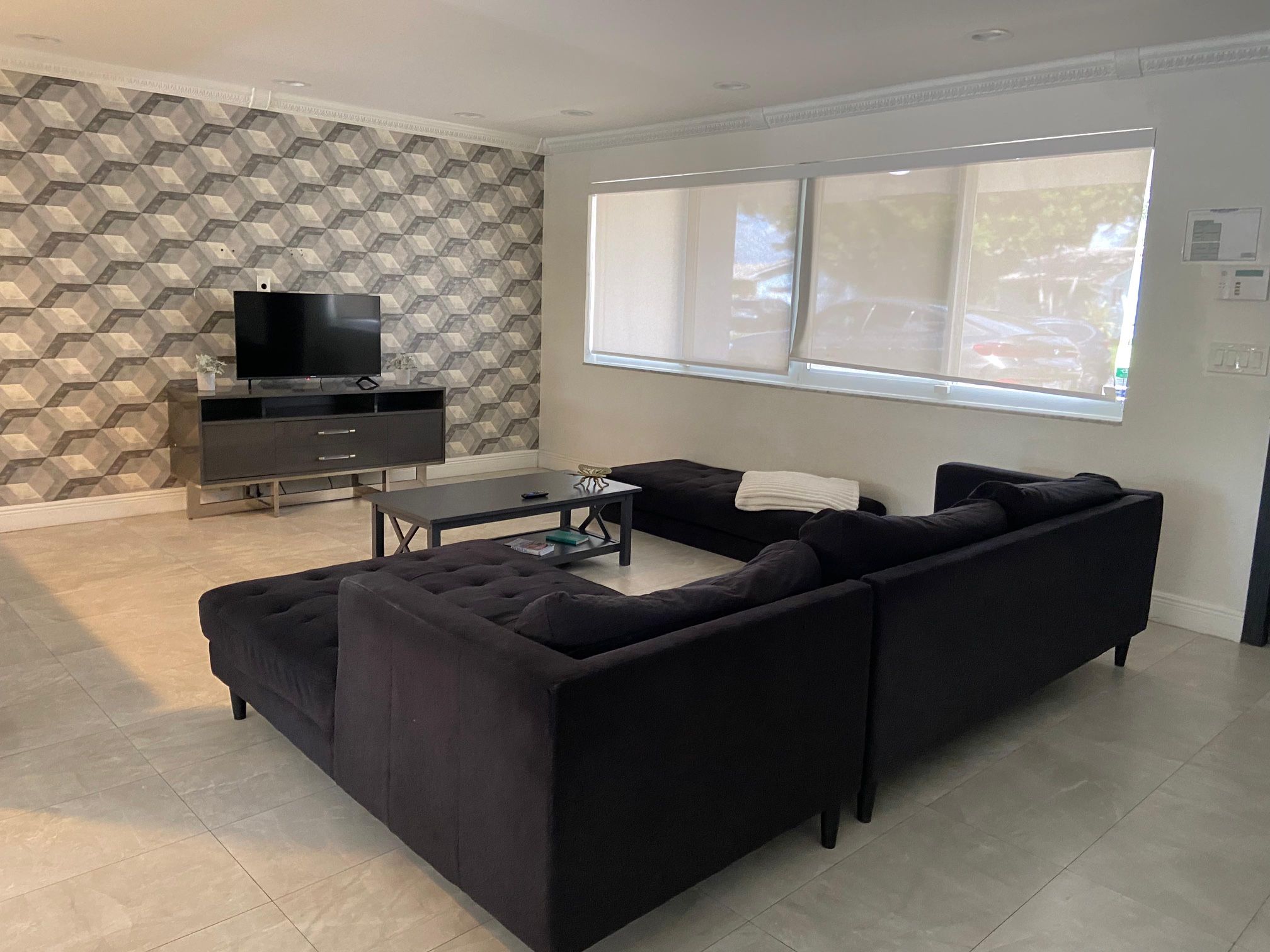 L Shape Living Room Coach Great Shape 