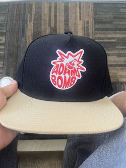 Adam Bomb Black SnapBack Hat