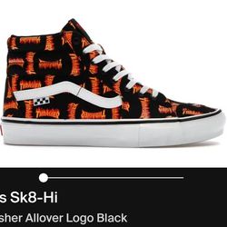 HIGH TOP THRASHER VANS BRAND NEW NEVER WORN!!