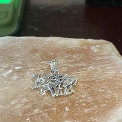 Jokers Wild Pendant In Sterling Silver