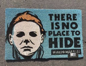 Michael Myers Halloween outdoor mat