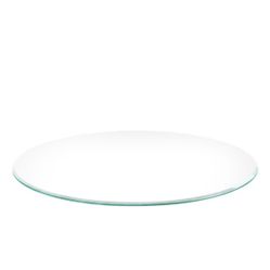 54 Inch Clear Round Glass Table Top
