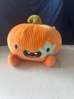 Orange Pumpkin Character Plush Toy