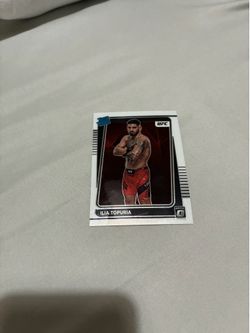 Rookie ilia topuria optic 0 Donruss card