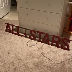 All Stars Light Up Sign