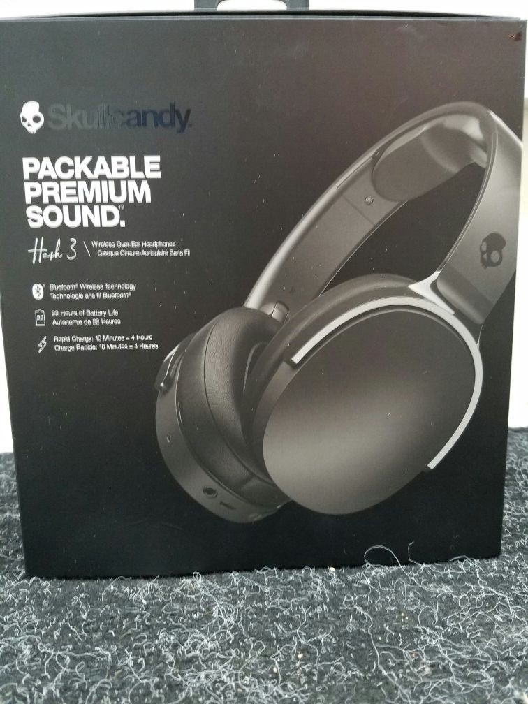 SKULLCANDY HESH 3 BLUETOOTH WIRELESS HEADPHONES - MODEL # S6HTW-K033