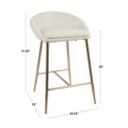 1 High Counter Glam Stool 